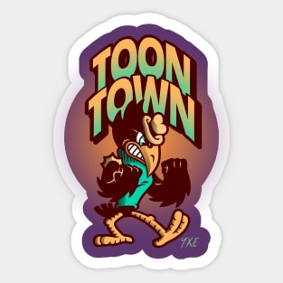 Toon Town Brawl Crow Showdown Sticker